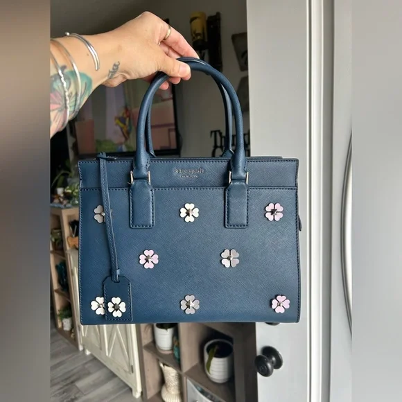 Kate Spade New York Cameron Spade Flower Satchel - Picture 2 of 11
